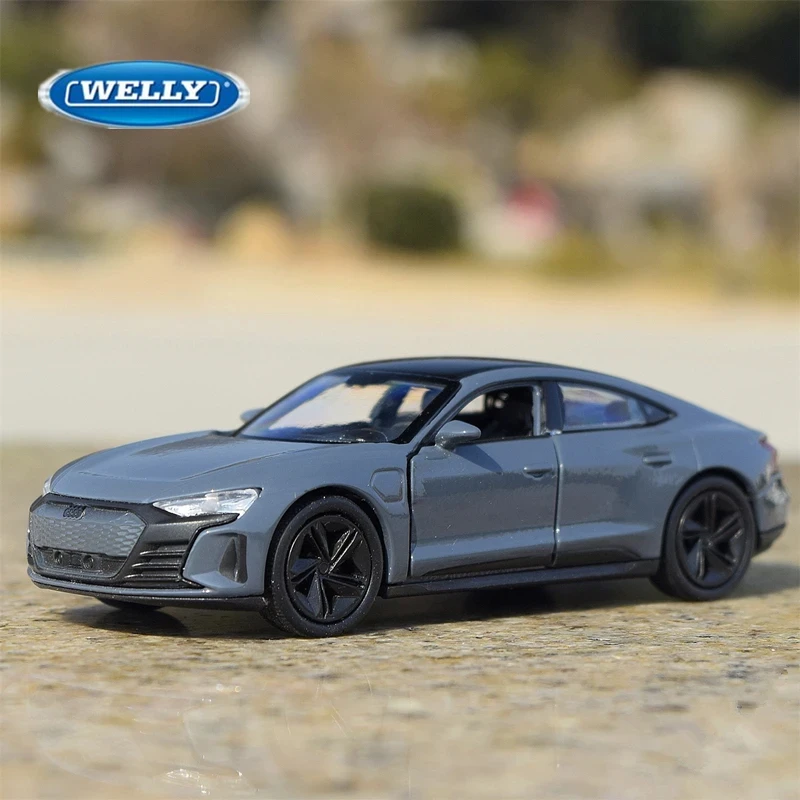 WELLY 1:36 Audi RS e-tron GT Alloy Sports Car Model Simulation Diecast Metal Toy Racing Car Model Collection Kids Toy Gift BD33