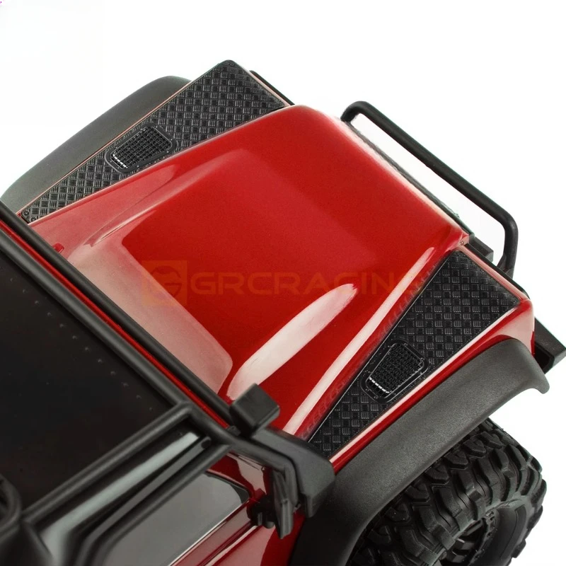 Stainless Steel Simulation Box Anti-slip Plate Accessories for 1/18 RC Crawler Car Traxxas TRX4M Defender Land Rover DIY Parts