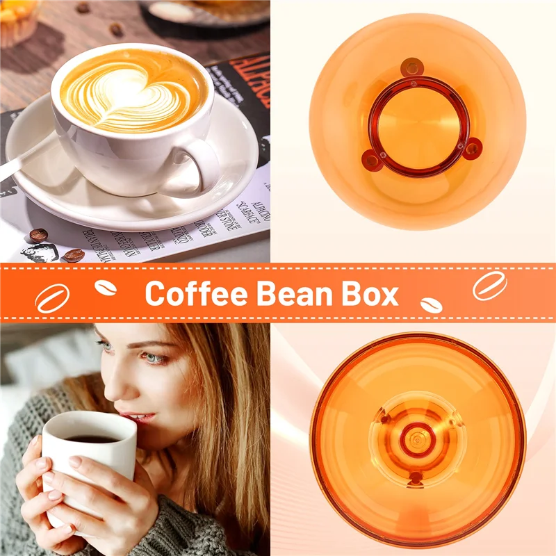 AB43-Kaffeemühle Teil Hopper für Xeoleo N600 Maschine, verhindern Sprungfunktion, Kaffeebohnenbox, Kaffeebohnenbehälter