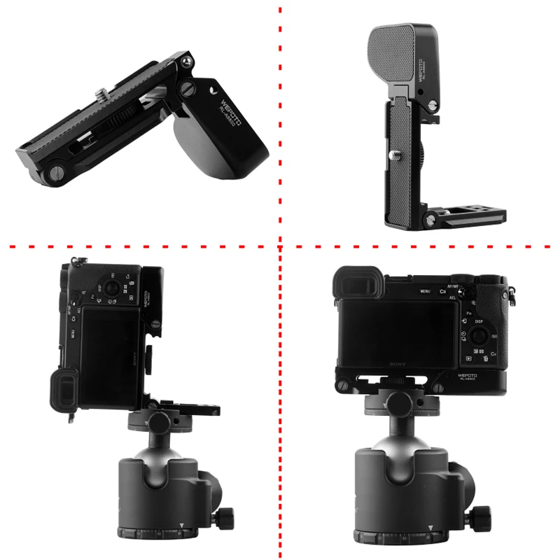 WEPOTO A6600 Handgrip with Quick Release Plate Stabilization Grip for Arca Extended Handle，compatible with Soyn A6600 Cameras