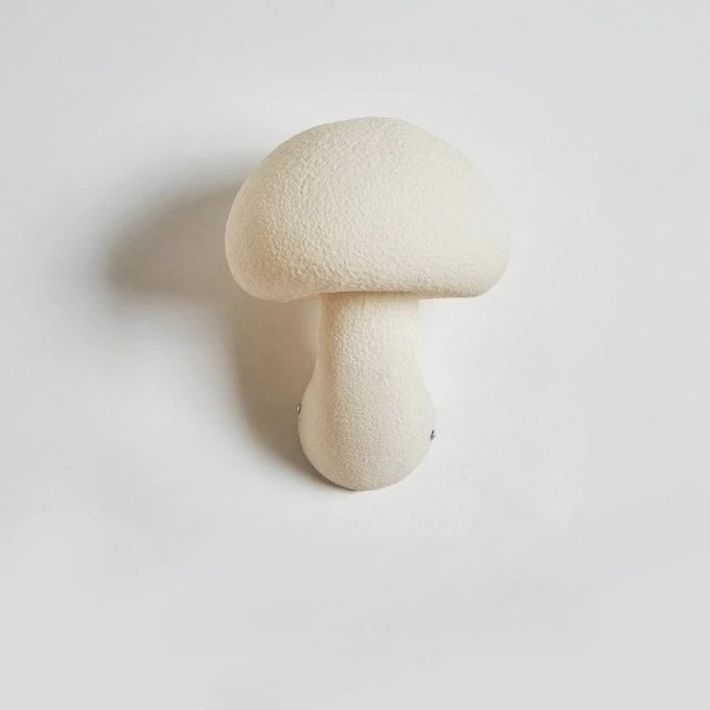 الأوروبي الرجعية الأبيض الفطر على شكل الراتنج الألياف الزجاجية وحدة إضاءة LED جداريّة مصباح الإبداعية غرفة المعيشة دراسة غرفة نوم مطعم الشمعدانات أضواء #5