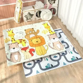 Baby Crawling Mat Folding Living Room Game Mat Thickened Children Crawling Mat. Baby Climbing Mat Baby Toy Babe Play Mats Floor