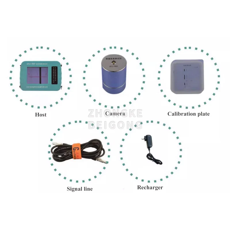 Crack width tester Concrete crack measuring instrument Concrete crack meter