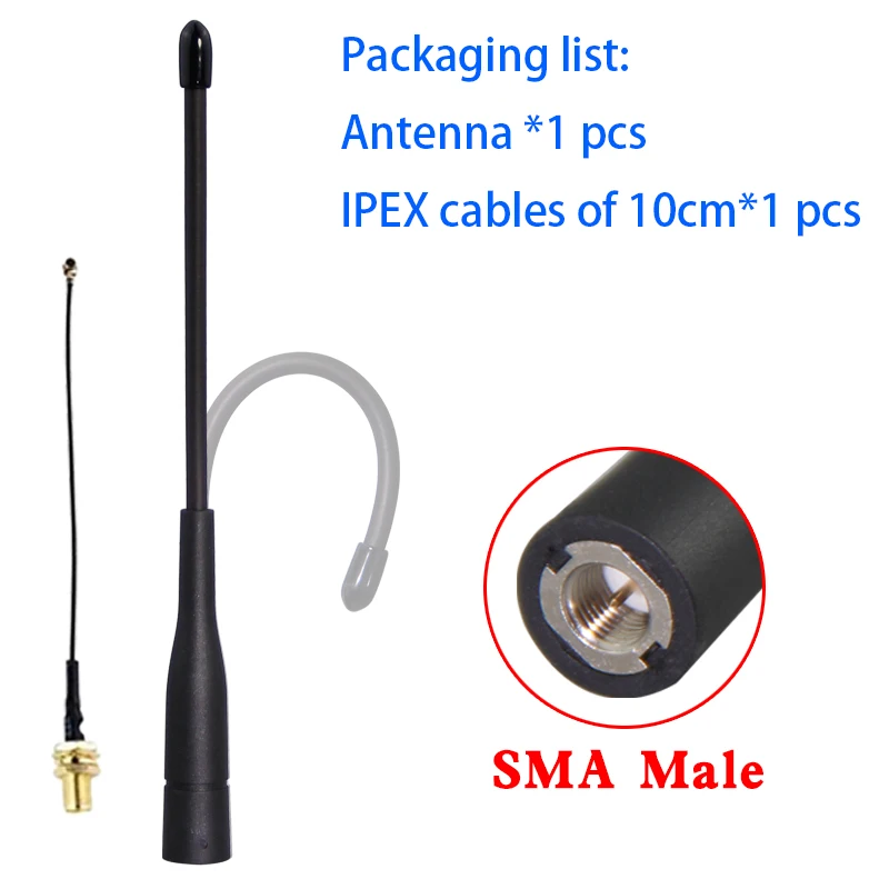 868MHz 915MHz LoRa-Antenne, Omni-RFID-Lesegerät-Antenne 863-870MHz 902-928MHz NB-IoT-System-Flachantenne + 10cm Verlängerungskabel – Detail 8