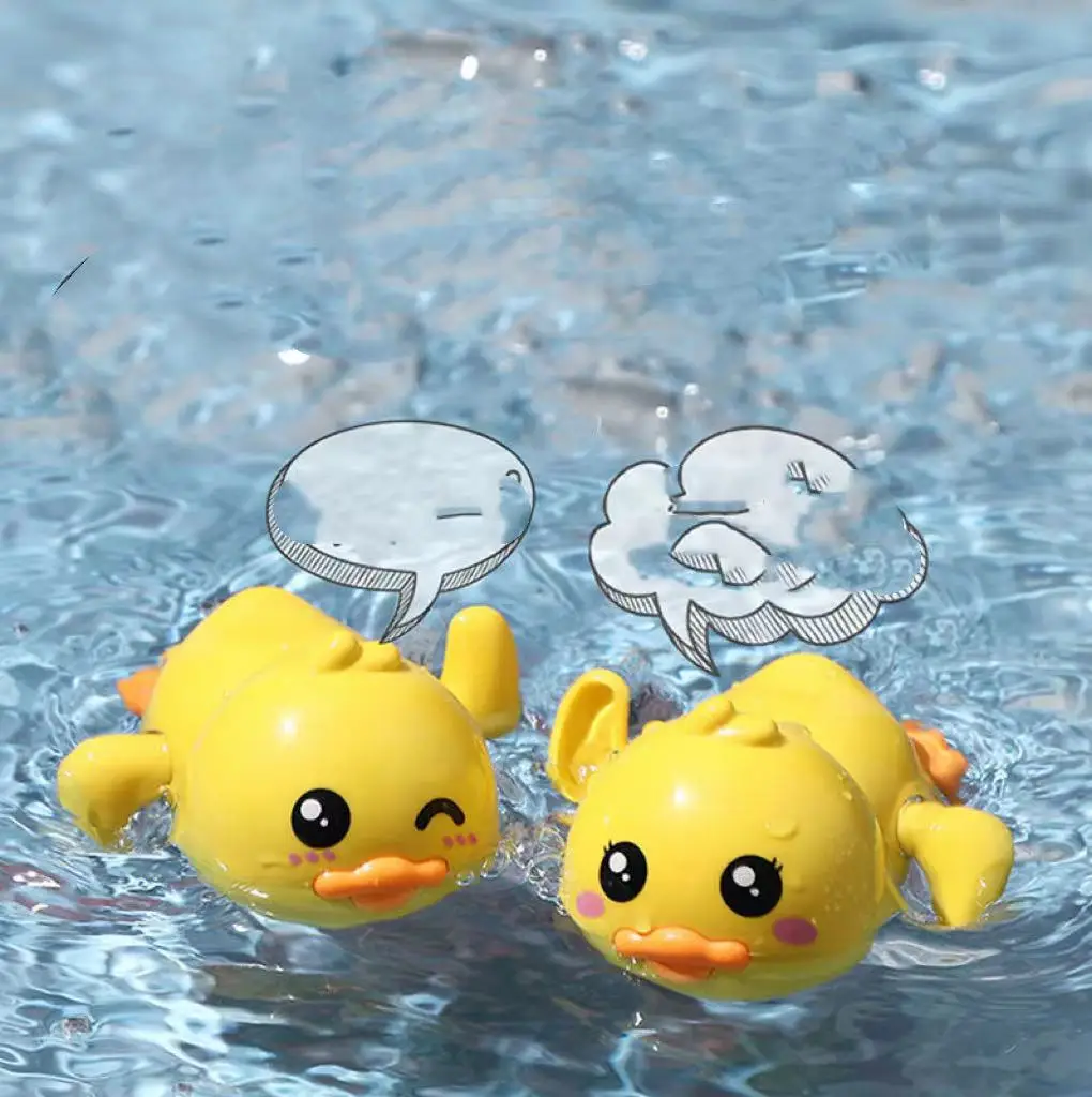 Bath Toy.Cute Animal Clockwork Bathtub Swimming Pool Toy. Floating Wind Up Swimming Duck Pool Toys For Preschool Toddler