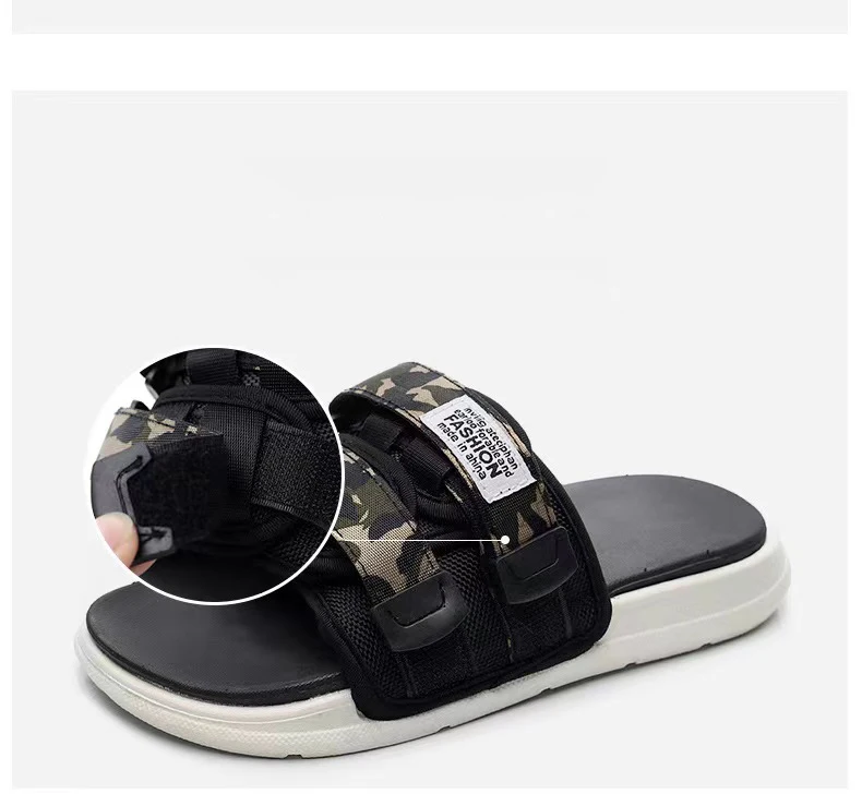 Sommer Outdoor Männer Hausschuhe Mode Haken & Schleife Leinwand Casual Paar Schuhe Slip-on Strand Hausschuhe Sandalen Frauen Schuhe flip-Flops – Detail 14