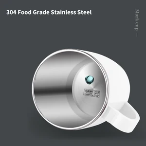 304 Edelstahl -Thermalbecher mit Handgelenk, lecksicherer Vakuumflasche, isoliertes Kaffeeglas, tragbare thermische Wasserflasche, 350 ml 6 Hauptverkaufsthermalbecher mit FTAA - №5