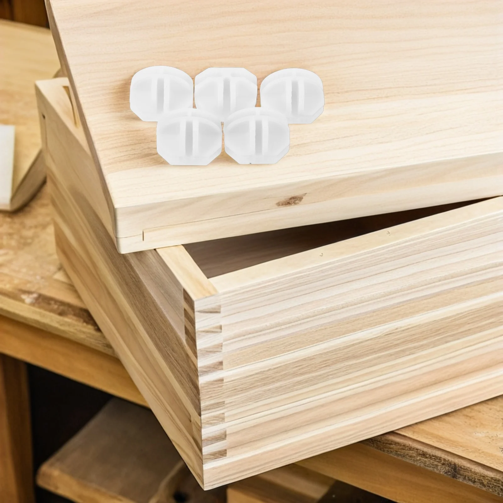 

50pcs Plastic Connectors For Modular Shelf Wire Storage Organizer Replacement Durable Easy Assembly Closet Shelving Units Wire