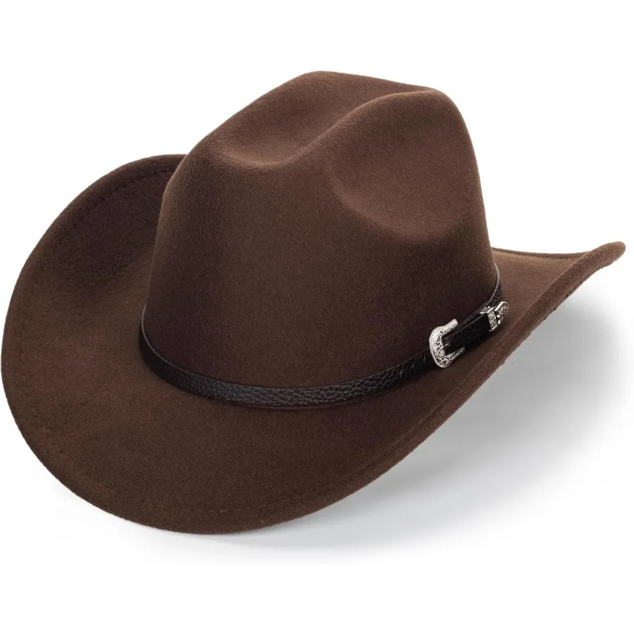 Ковбойская ковбойская шляпа в стиле панама с широкими полями в стиле вестерн для мероприятий на открытом воздухе и музыкальных фестивалей. Элегантный мешок с цветочной гравировкой.