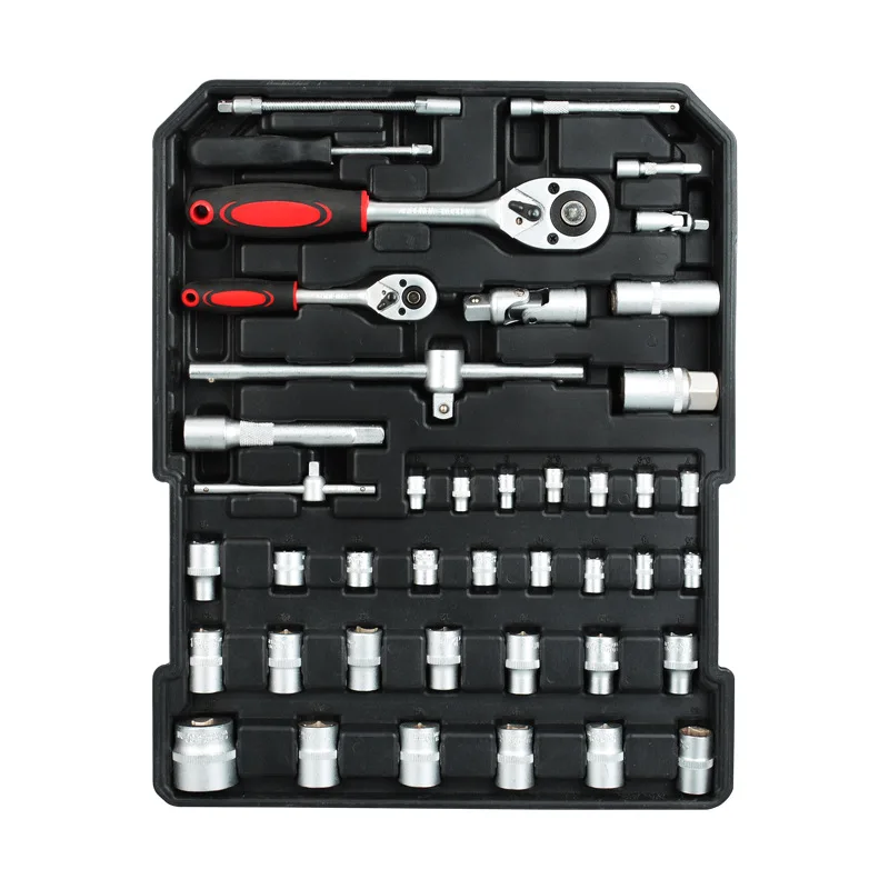 Household Pull Rod 499 Piece Combination Tool Set Wood Working Gardening Tools Set