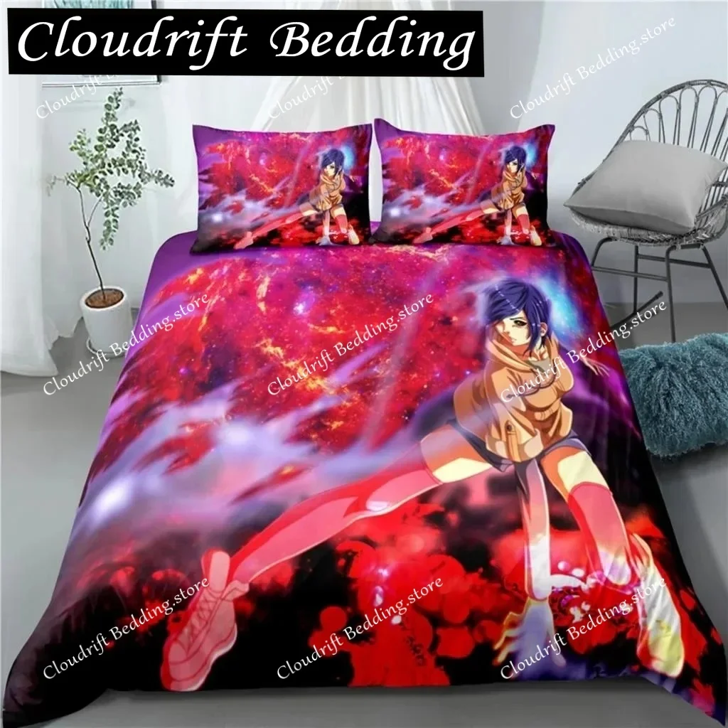 Anime Tokyo Ghoul 3D Printed Bedding Set Duvet Covers Pillowcases Comforter Bedding Set Bedclothes Bed