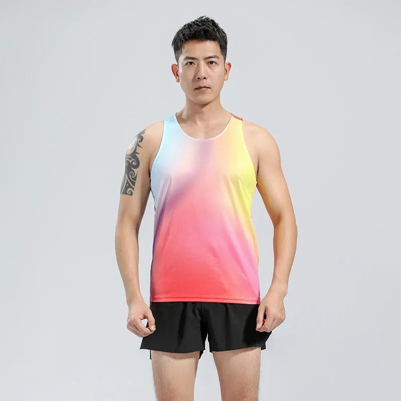 

Adult Men Women Running Outdoor Shirts Tight Gym Tank Top Fitness Sleeveless T-shirt Sport Exercise Basketball Marathon Vest B45