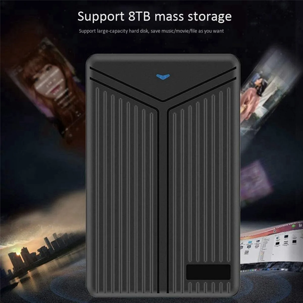 SMIEA USB 3.1 صندوق القرص الصلب المحمول 2.5 بوصة SATA صندوق القرص الصلب SSD الضميمة دعم 15 مللي متر القرص الصلب للكمبيوتر المحمول
