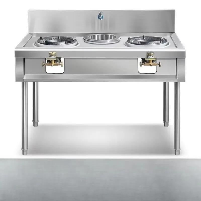 

Commercial energy-saving stainless steel, gas stove restaurant single and double explosion-proof kitchen machine hot stove