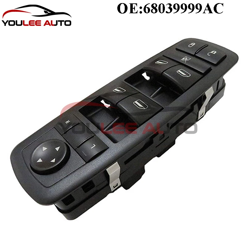 New 68039999AC 68039999AA 68039999AB Power Master Window Switch For Dodge Caravan Journey Jeep Grand Cherokee Chrysler Car Parts