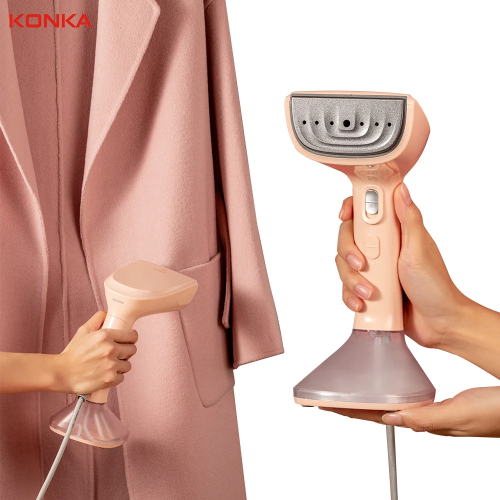 家庭用ハンドヘルド衣類スチーマー,1500W,300ml,水タンク,高速加熱,ウェット