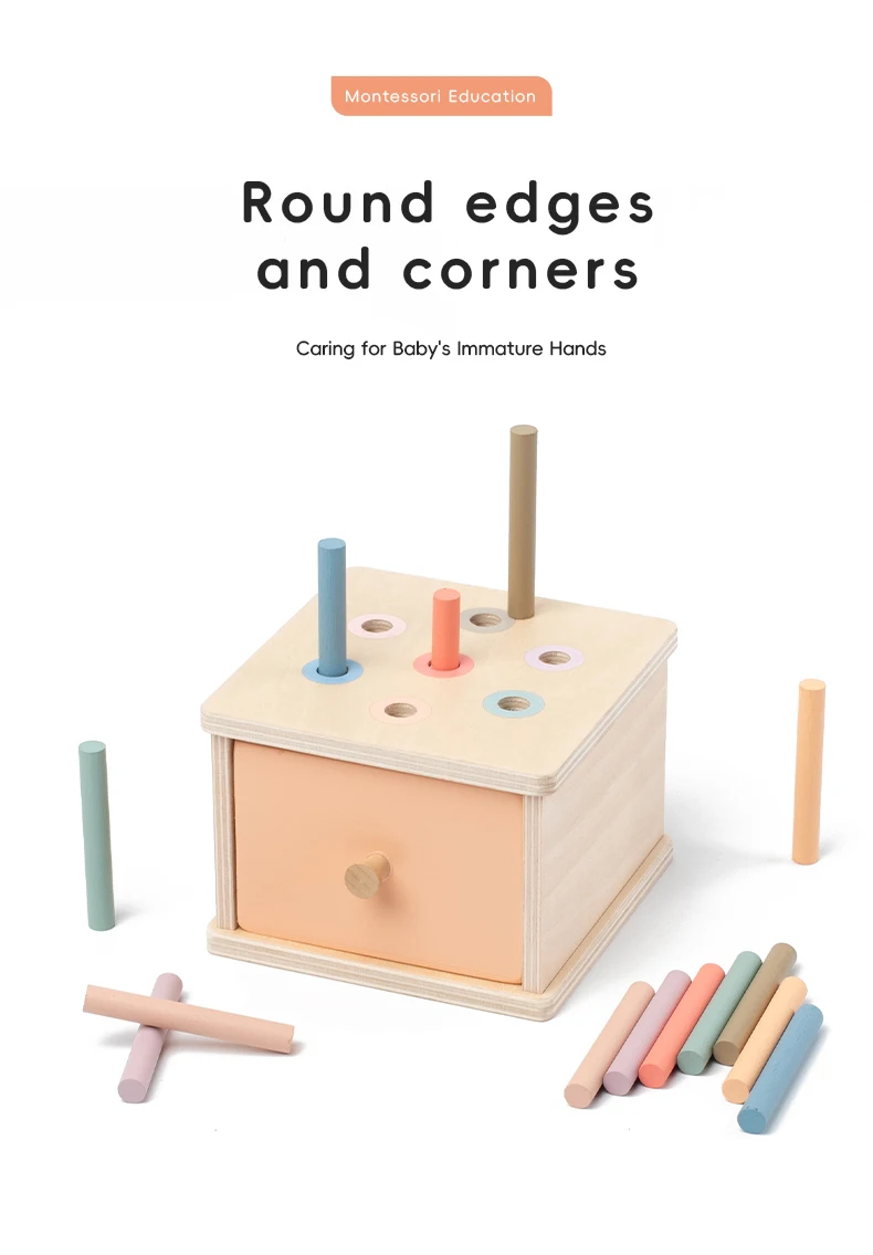 Holz Farbe Form Sortierung Spielzeug Schublade Box Beschäftigt Bord Passenden Spiel Feinmotorik Sensorischen Spielzeug Montessori Lernen Für Baby Geschenke – Detail 7