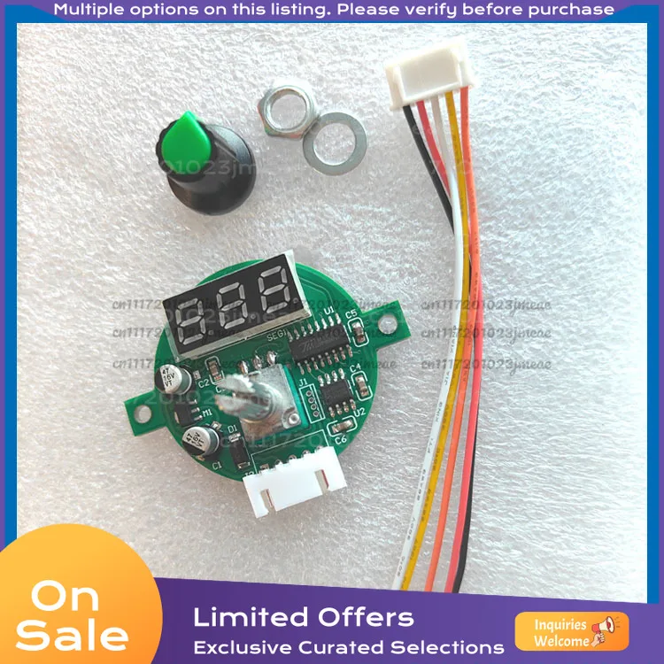 SX09 Digital Display Potentiometer Speed Controller Frequency Adjuster Knob Replacement PLC Expansion Module