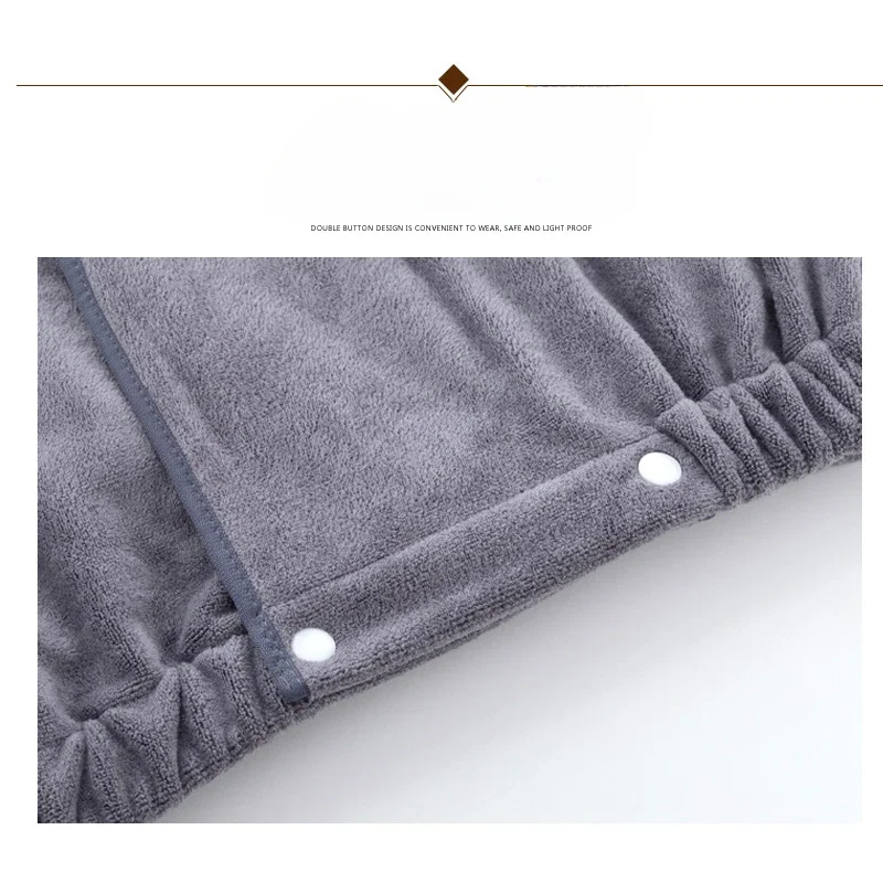 Womens Strapless Bath Skirt Soft Absorbent Towel for Sauna Spa No Lint Shedding
