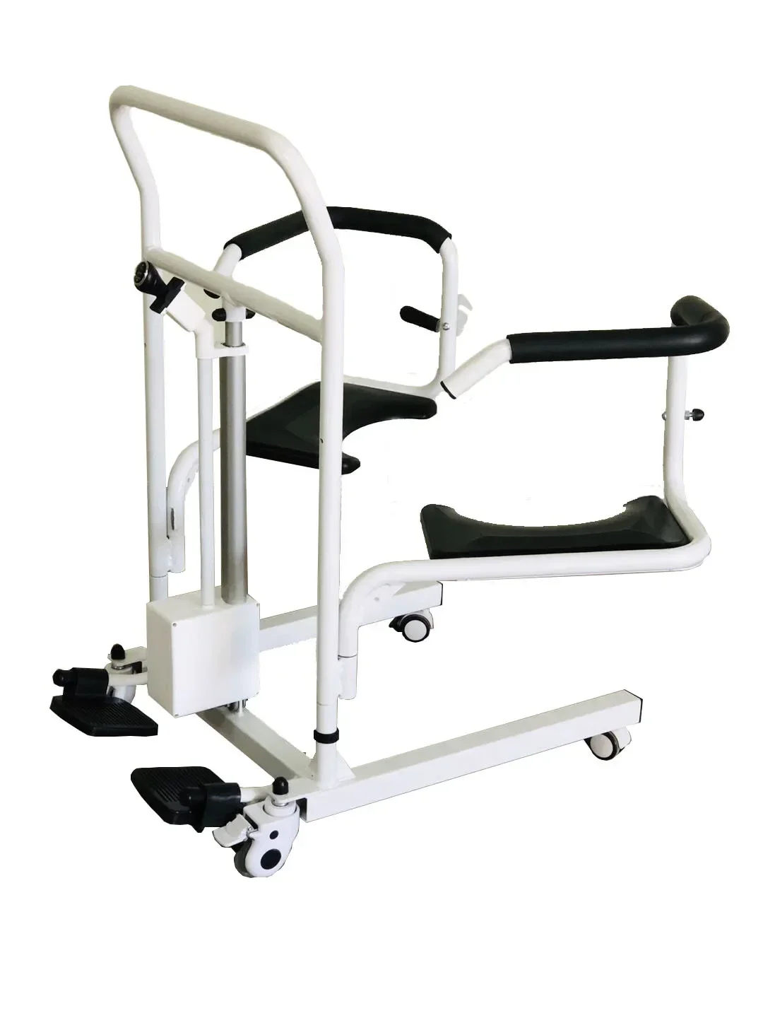Electric Patient Transfer Lift Portable Patient Lifter Hoist Commode Chair for Elderly Disabled Home Hospital Care