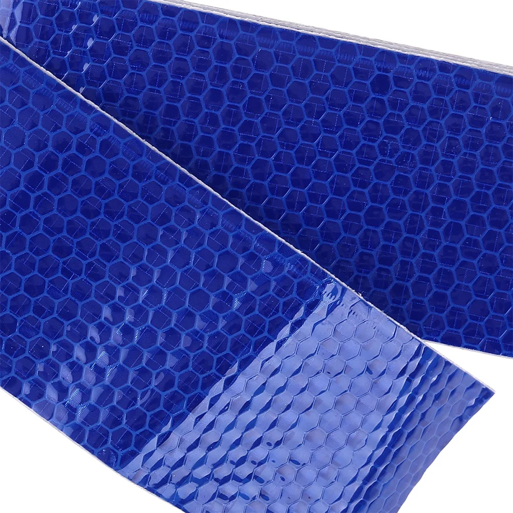 

4 PCS Reflective Stickers Reflection Tape Trucks Warning Blue Vehicles Conspicuity