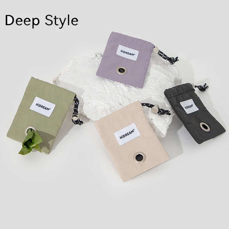 

Nylon Dog Poop Bags Pet Waste Garbage Bags Accessories Outdoor Waste Bag Animal Waste Collection Clean Pick Up Tools Pouch