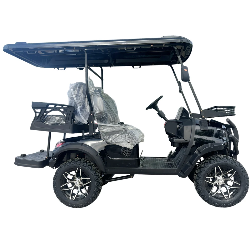High-Speed 63km/h Electric Golf Cart 6000W AC Motor 72V Lithium Battery 2/4/6 Seater Aluminum Body And Suspension System