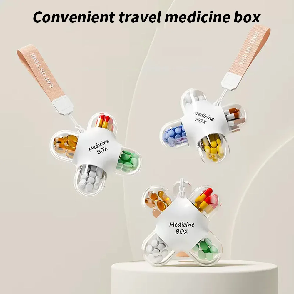 Mini Travel Medicine Box Set - 1/2/3 Pieces Moisture-Proof Dustproof Sealed Storage for Conveniences on-the-Go