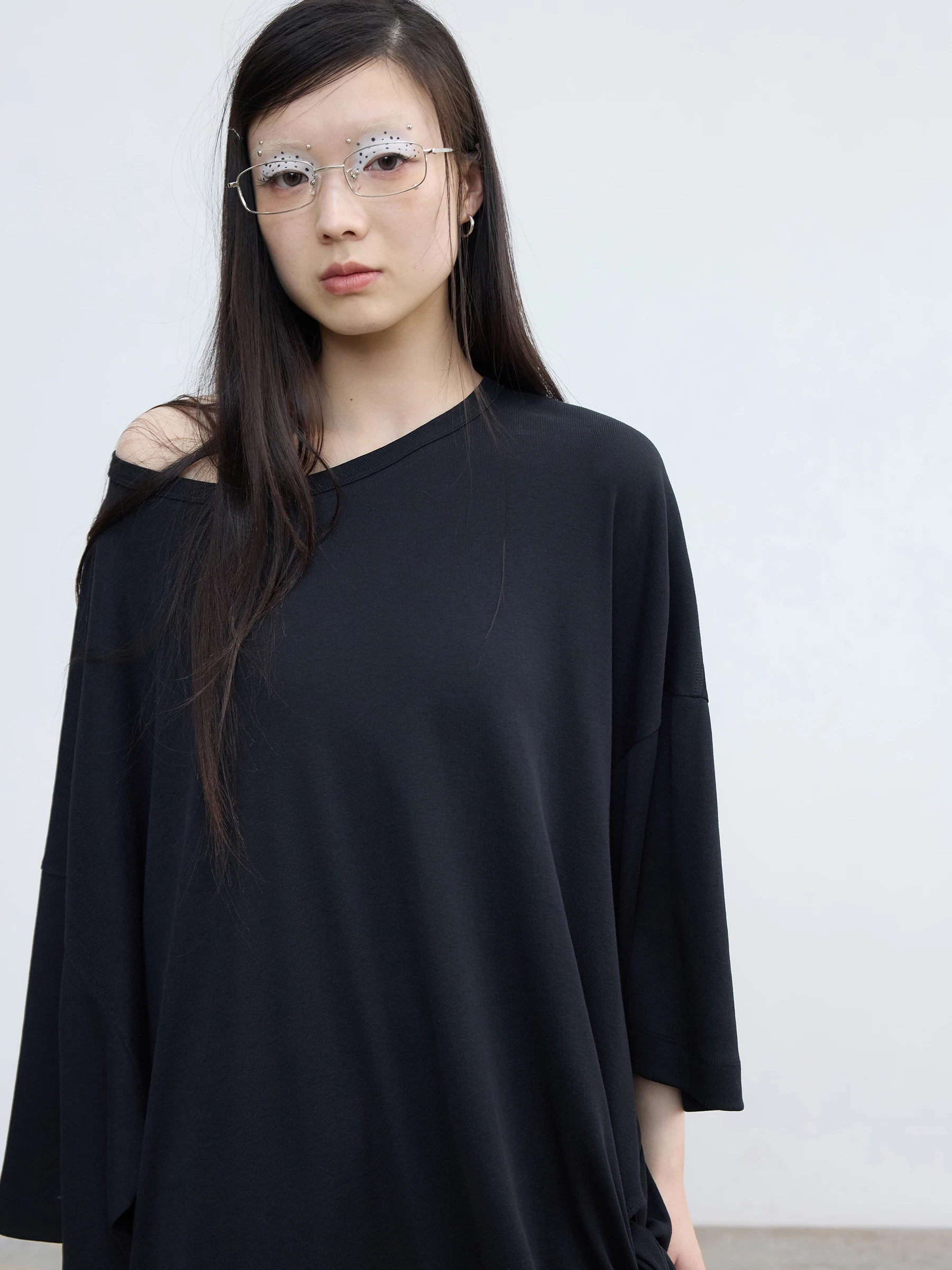 VERMO Loose Fit Long Sleeve T-Shirt Linen Cotton Comfortable Texture Casual Style Women's Fashion Spring Summer Collection