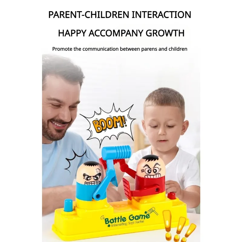 Children's Desk Stress-Relief Toy: Red And Blue Attack & Defense Game Two Players Perfect For Family Bonding And Holiday Gifts