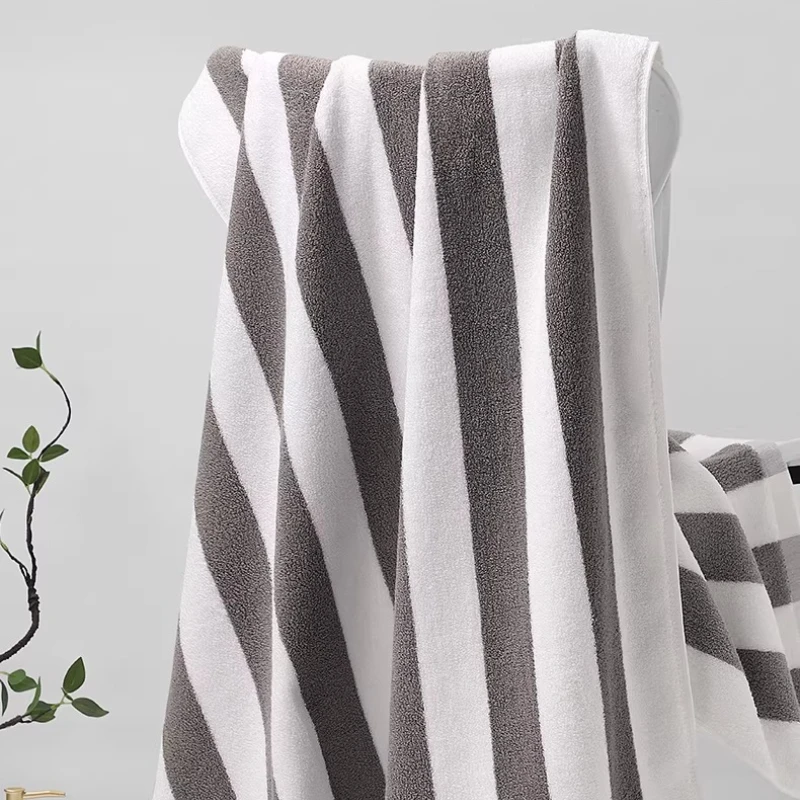 Yjq bath towel men's high-end household pure cotton water absorption adult bath enlarged thickened cotton