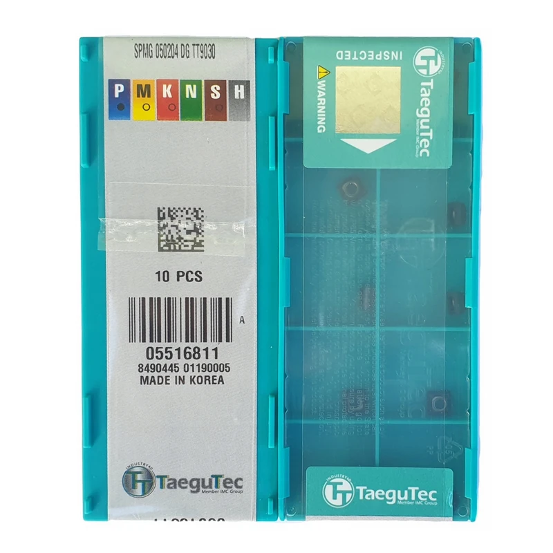 10 шт. TaeguTec SPMG SPMG050204 SPMG060204 SPMG07T308 SPMG090408 SPMG110408 SPMG120408 SPMG140512 DG TT9030 TT8020 вставки с ЧПУ