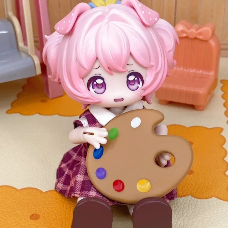 

В наличии Come4free Bjd 1/12 слепая коробка точка Бонни десерт серии для детского сада милые подвижные шарнирные украшения коллекционные подарки