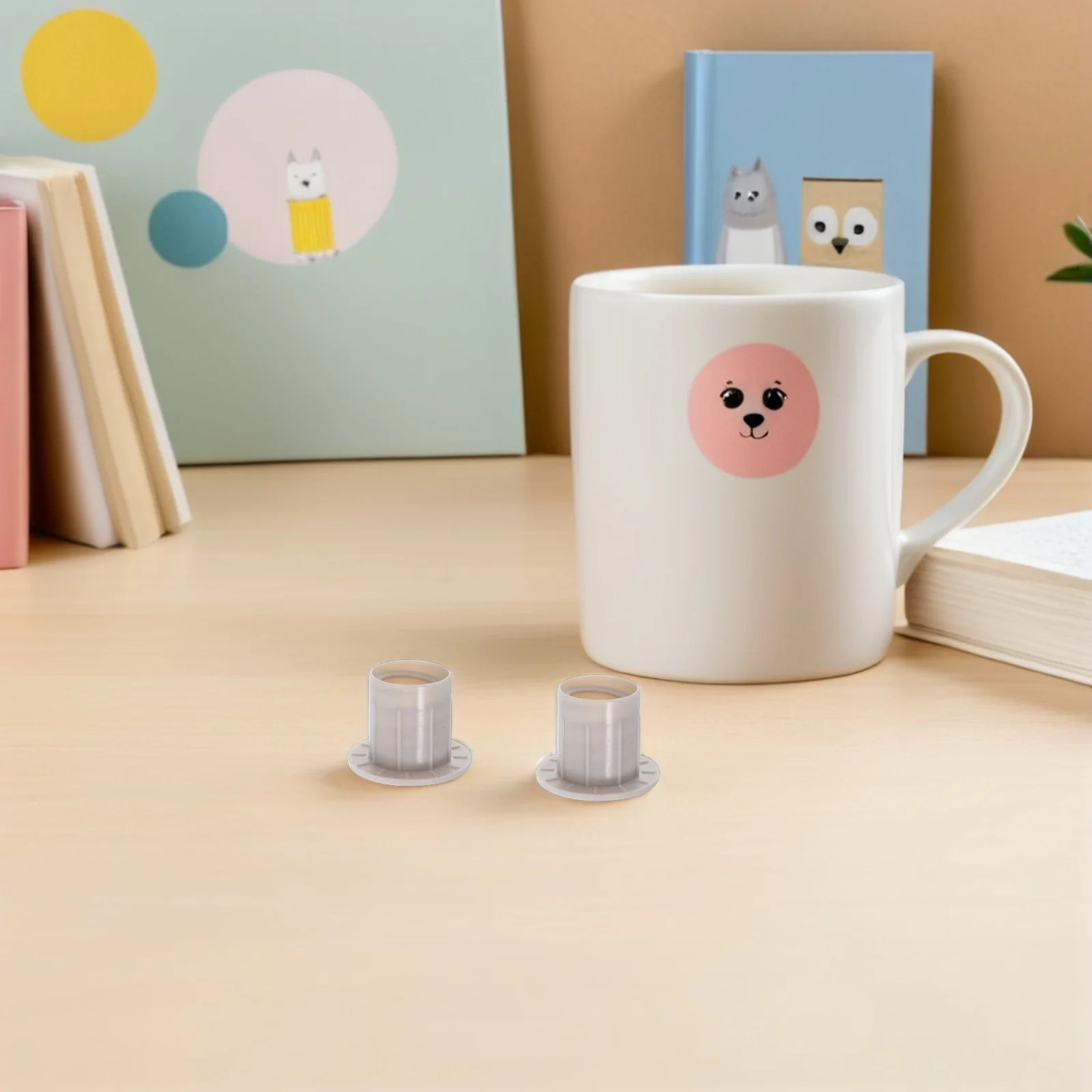 

8Pcs Kids Slide Screw Caps Slide Safety Covers for Children Fixing Screw Cap Equipment Nut Protectors Light Grey Replacement