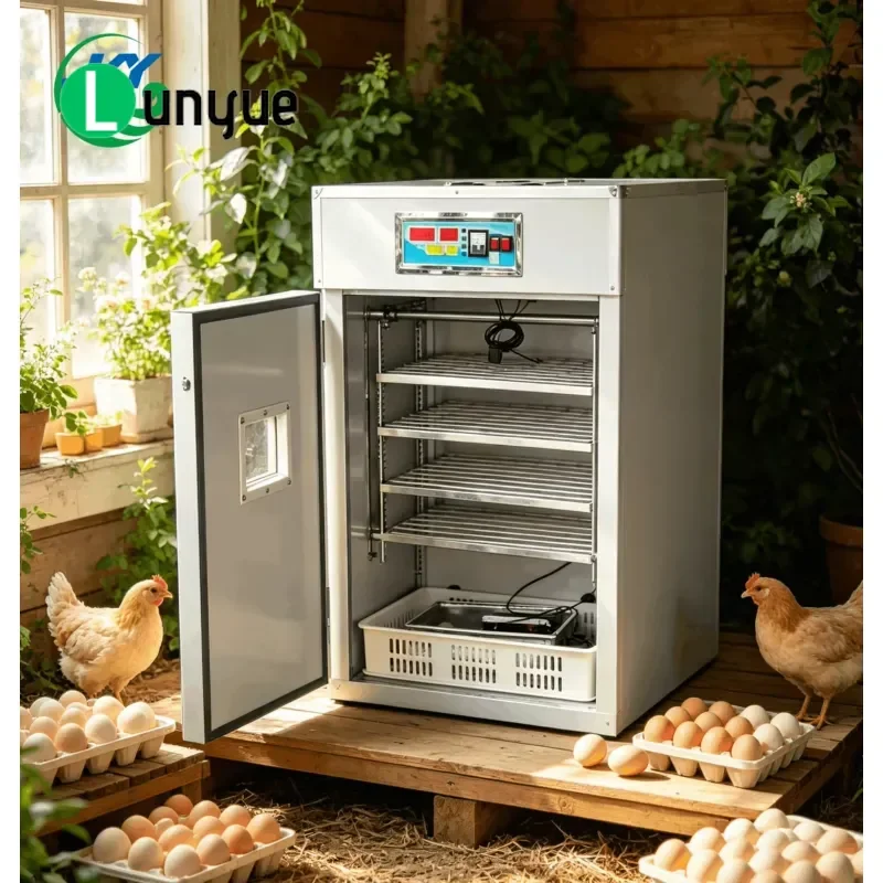 Professional Fully Automated Poultry Incubator High 85 Percent Hatch Rate Chicken Egg Hatching Machine for Farm Home Use
