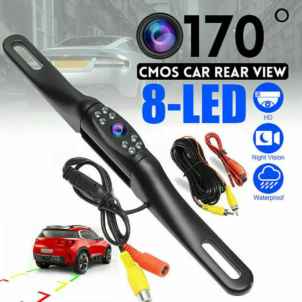 Parking Camera Wide 170° Waterproof Night Vision Car Rear View Reverse Backup