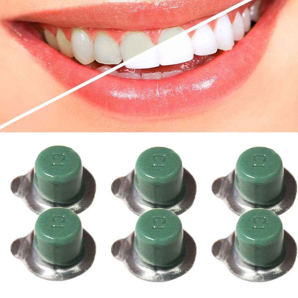 

6Pcs Dental Tooth Polishing Paste Teeth Whitening Burnisher Polisher Whitener Tooth Polishing Paste