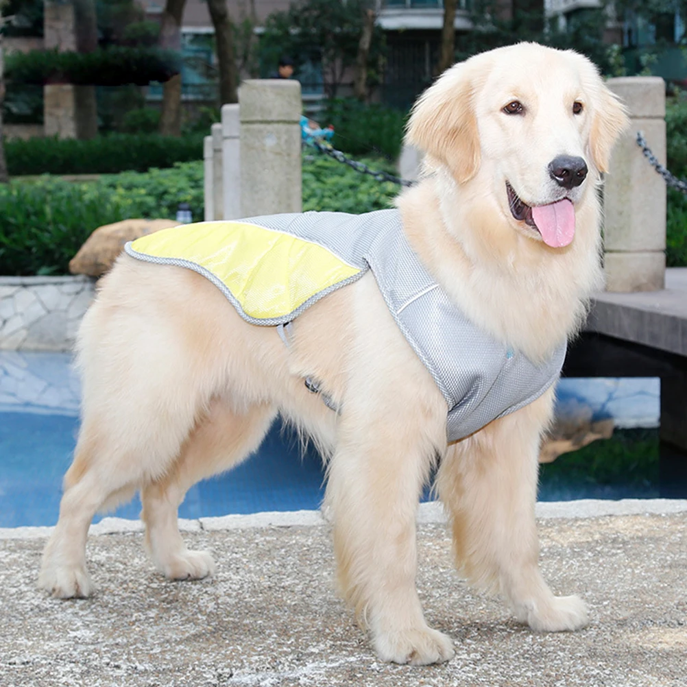 

1Pc Summer Pet Cooling Breathable Cooler Vest Reflective Puppy Harness Size XS(Assorted Color)