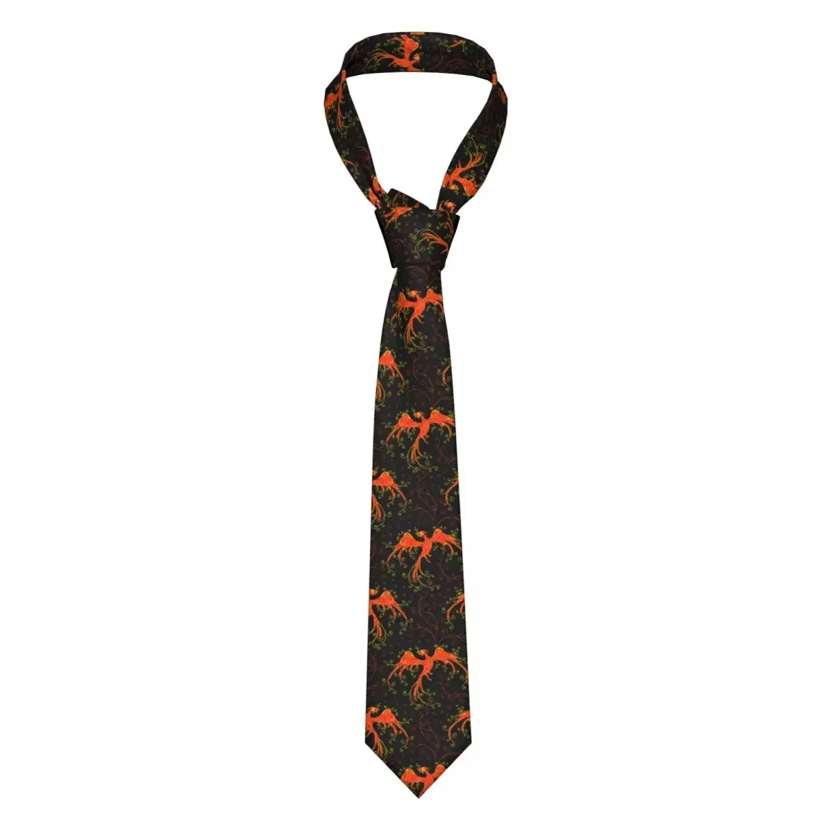 Classic Tie for Men Silk Mens Neckties  Wedding Party Business Adult Neck  Casual Phoenix