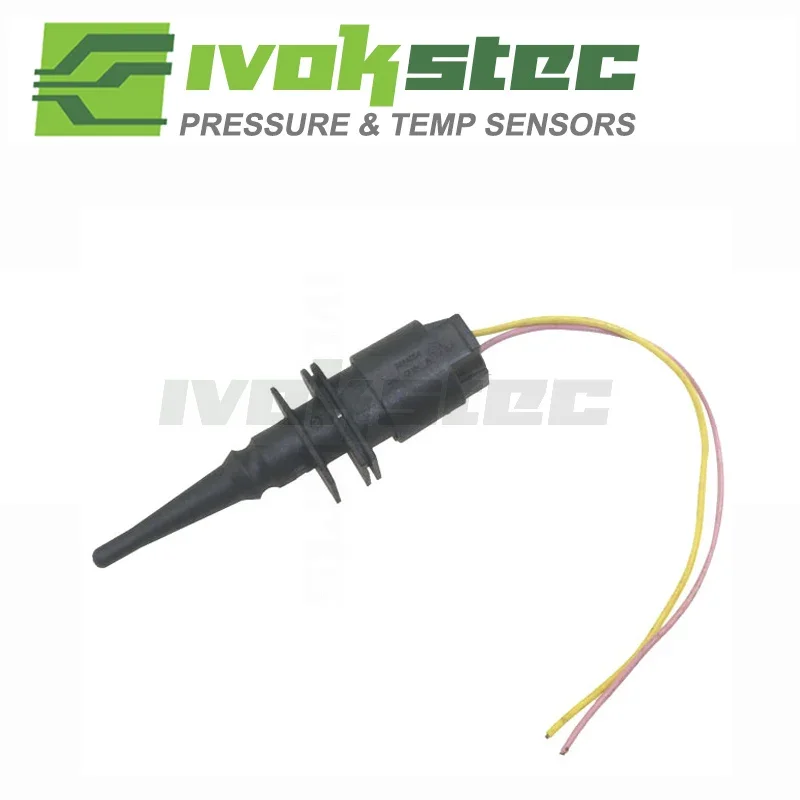 Temp exterior fora do sensor de temperatura do ar ambiente com conector plug para bmw 1 6 7 series e39 e46 x3 x5 x6 z4 z8 65816905133