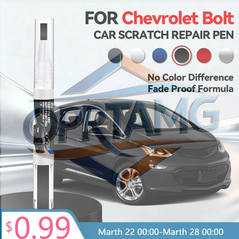 

2026 Hot Car Sticker For Chevrolet Bolt Paint Repair Pen Touch Up Scratch Remover DIY Auto Accessories Black White Silver