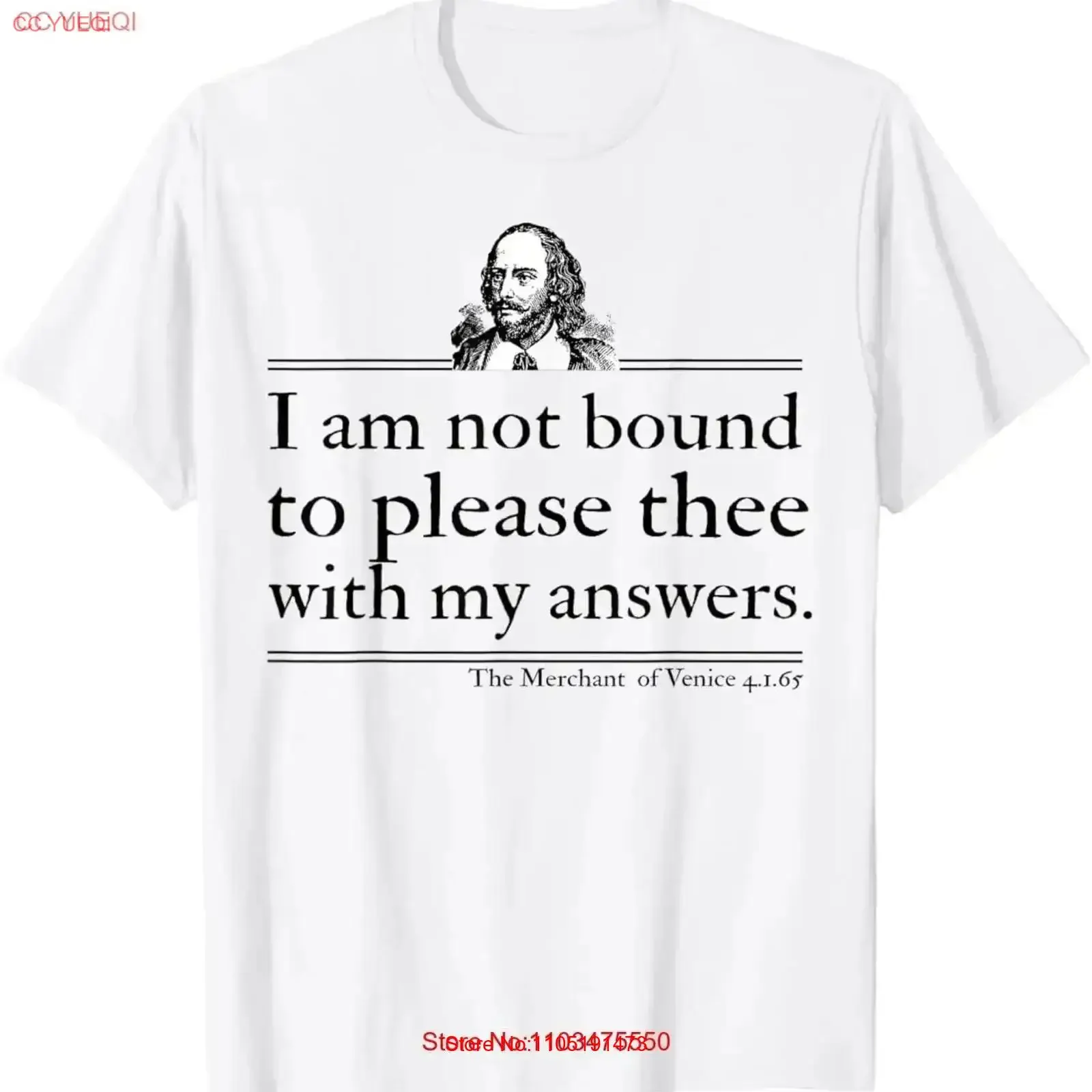 I Am Not Bound To Please Thee With My Answers T Shirt vintage Washed Stylish Casual Slightly Stretched Comfortable Breathable