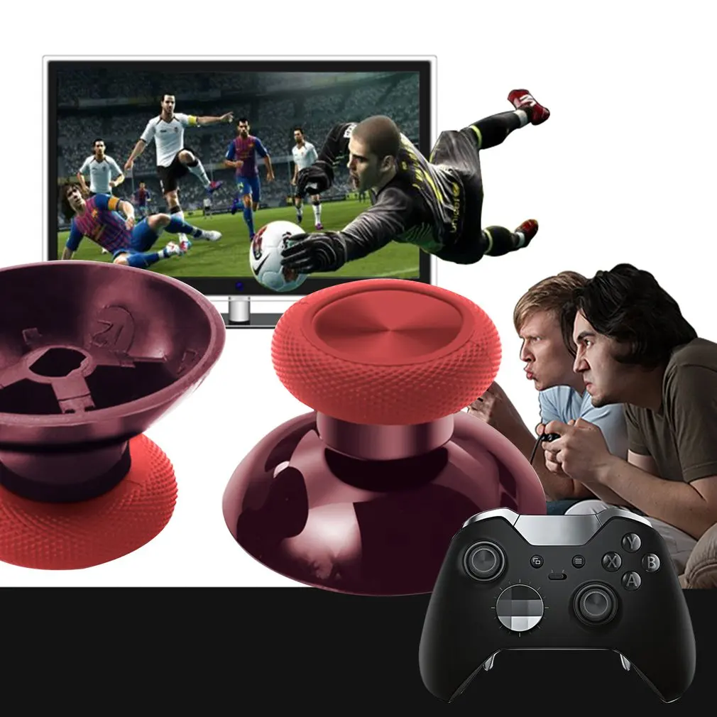 3D จอยสติ๊กแบบแอนะล็อกสำหรับจอยเกม Xbox One ทัมป์สติ๊กหมวกเห็ดหัวเกมอะไหล่คันโยก