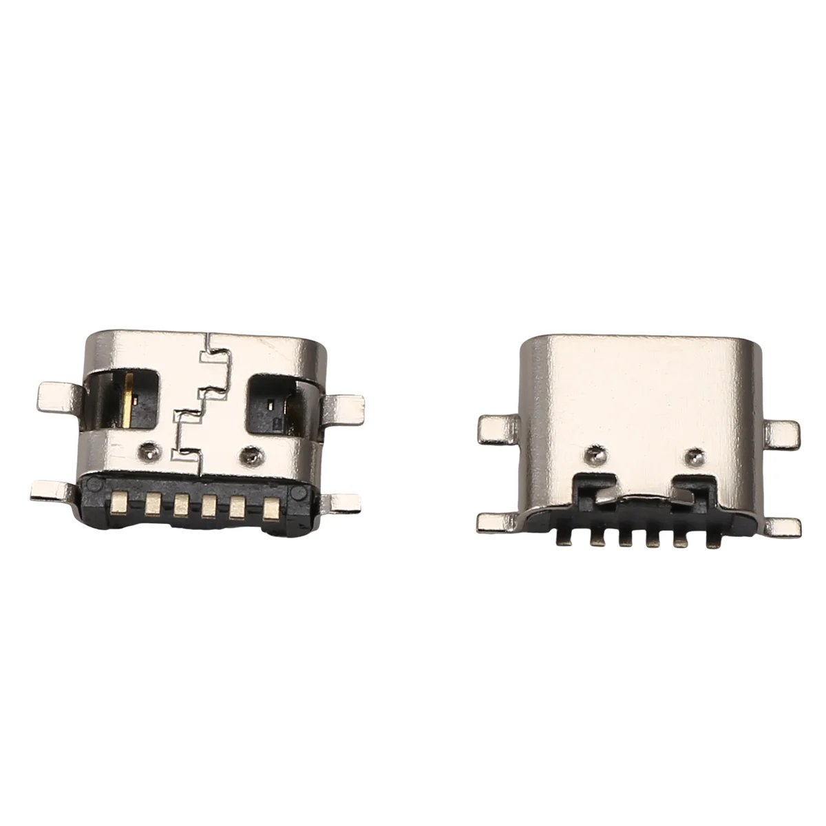 FLLF 100 Buah/Lot 10 Model Konektor Dock Pengisi Daya USB Tipe C Campuran 6Pin dan 16Pin Digunakan untuk Ponsel dan Kit Perbaikan Produk Digital