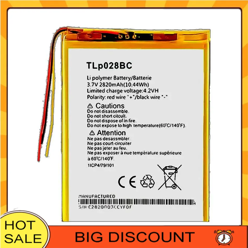 

Безопасный аккумулятор для ноутбука Alcatel Tab Pixe 3 Tlp028bd Tlp028bc