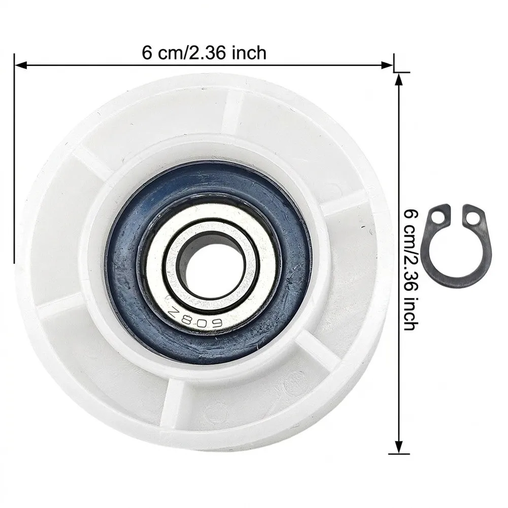 00632045 Tension Pulley Guide Wheel Plastic For Bosch 608ZT Bearings Tumble Dryer Belt Replacement Home Appliance Accessories