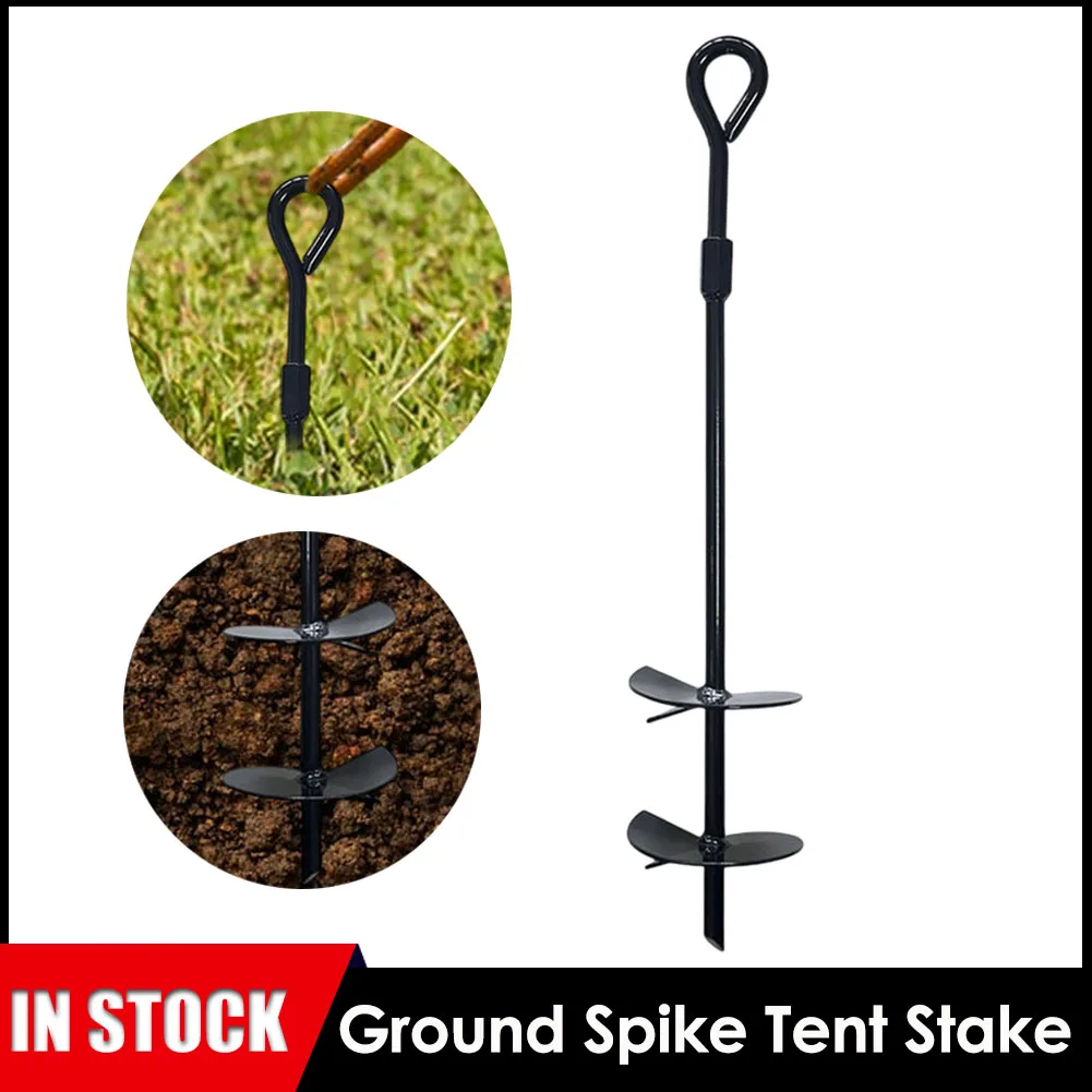 1PC Tent Stakes Pegs Heavy-Duty Pegs Stake Trampoline Wind Stakes Earth Ground Anchor For Slides Trampolines