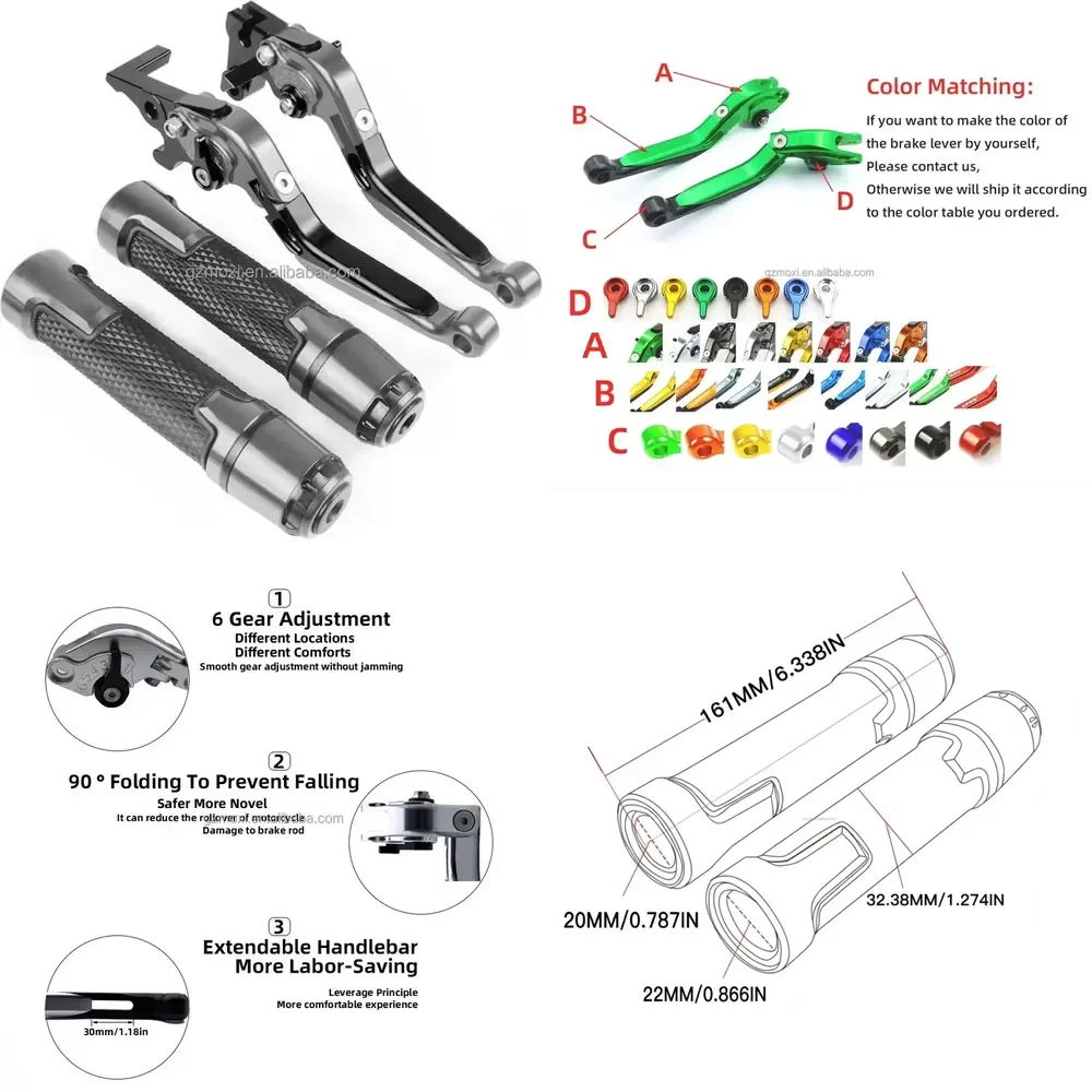 New High Quality Upper Folding Extendable Brake Clutch Levers SUZUK Hayabusa GSX1300R CNC Aluminum Motorcycle Hand