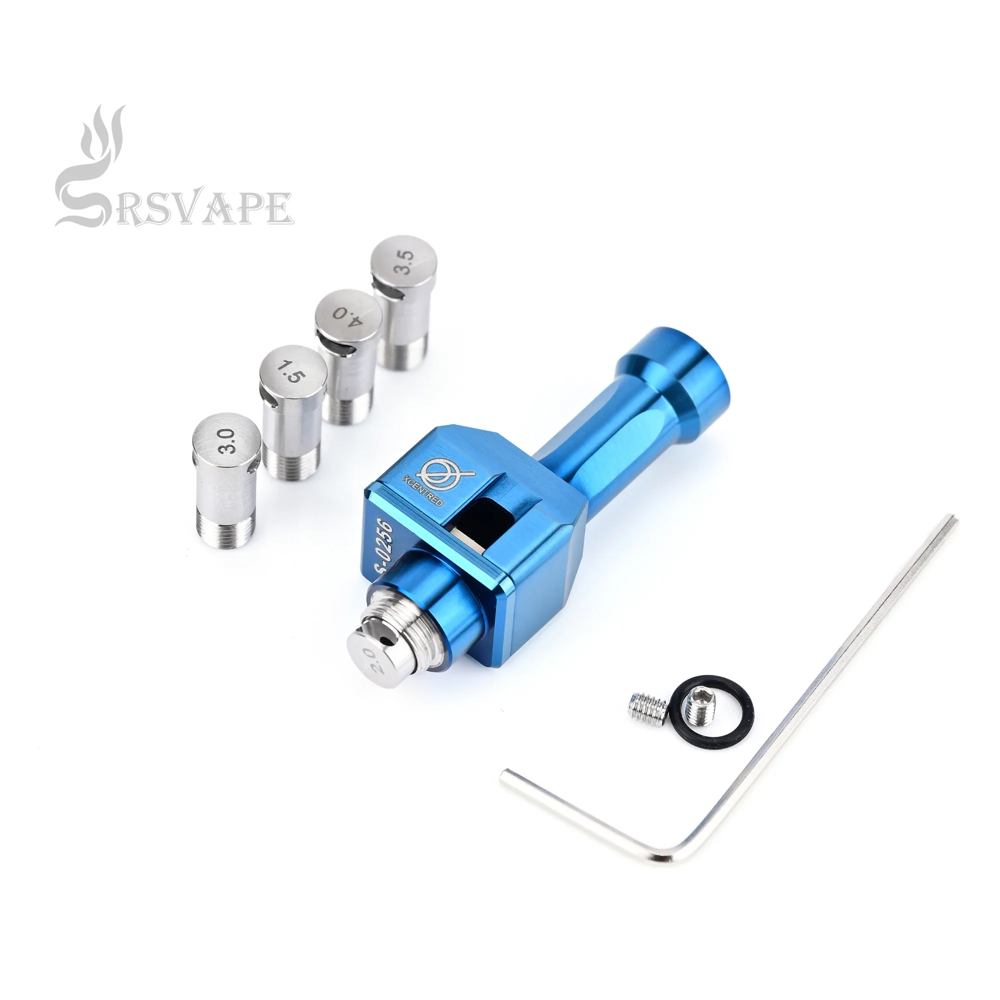 Ponte RBA Psychomod Xcentred Style para caixa de boleto - 316SS, atomizador de tanque BB