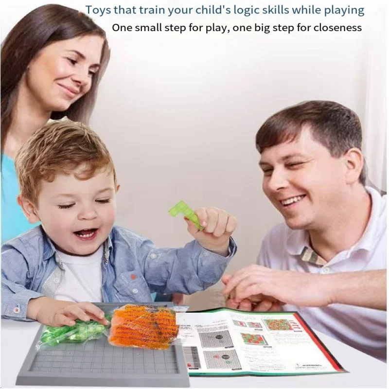 Interação e pensamento, brinquedos de jogo de mesa de xadrez gladiador para família 2-4 jogadores, jogo de grade